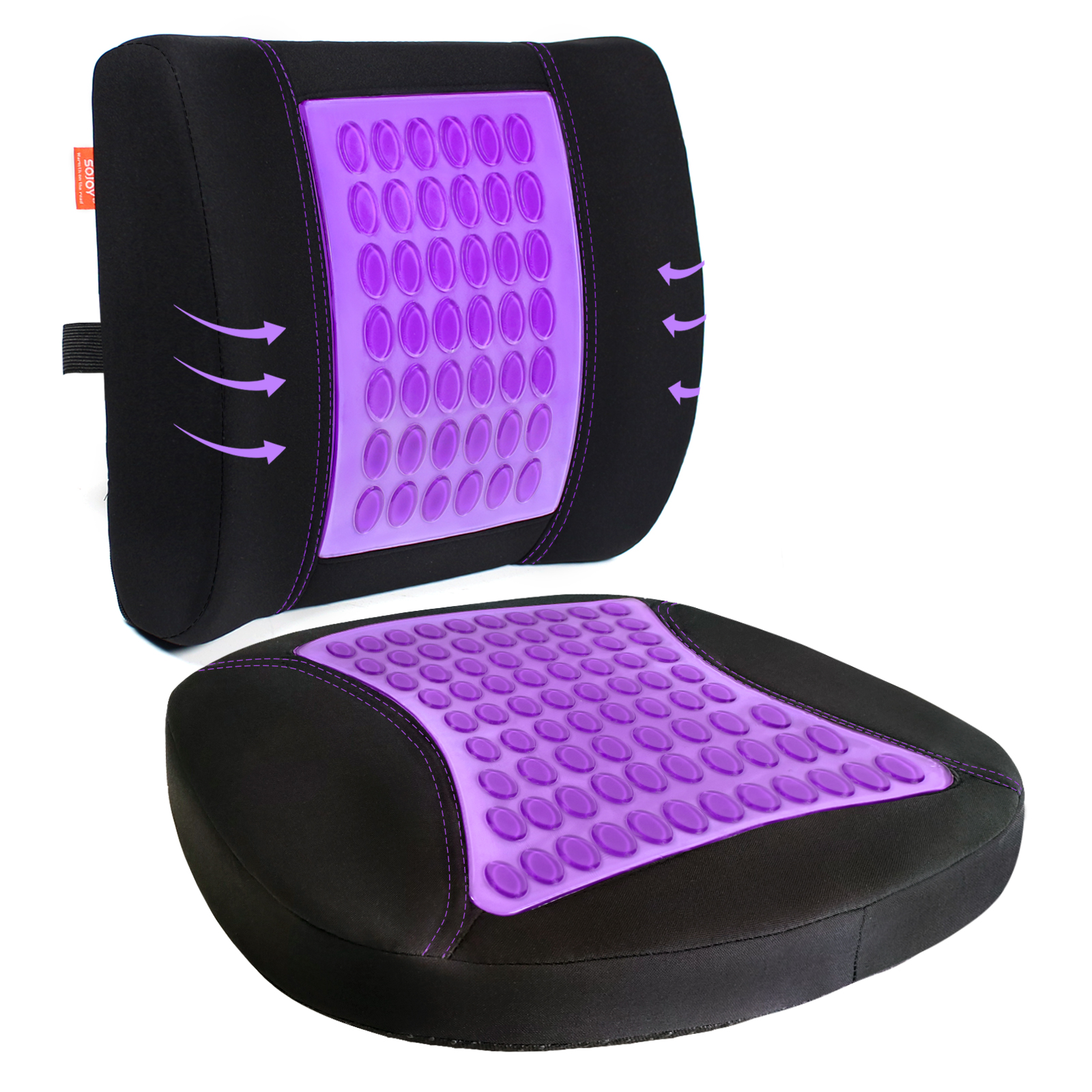 Car Lumbar Support Pillow 12V Electric Massage Auto Seat Back Relaxation  Office Chair Waist Lumbar Support Cotton Cushion Pillow – Gelinos Webshop